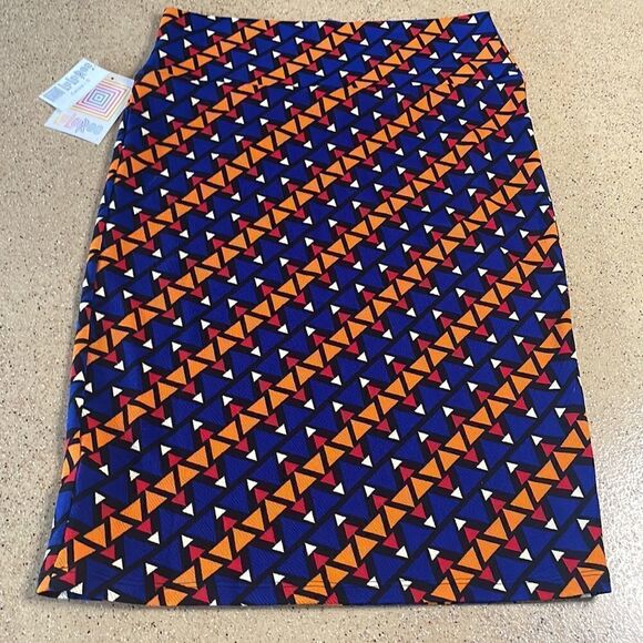 New LuLaRoe Cassie Pencil Skirt Geometric Print sz S - Picture 2 of 7